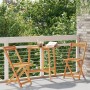 Juego de Bistro Plegable de 3 Piezas de Madera Sólida de Acacia | Foro24.es | Tu tienda online para hogar, jardín y más Foro24.es