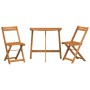 Juego de Bistro Plegable de 3 Piezas de Madera Sólida de Acacia | Foro24.es | Tu tienda online para hogar, jardín y más Foro24.es