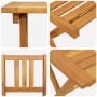 Bistro Plegable de 3 Piezas Madera Maciza Acacia | Foro24.es | Tu tienda online para hogar, jardín y más Foro24.es