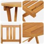 Juego de bistró plegable de 3 piezas de madera maciza de Acacia | Foro24.es | Tu tienda online para hogar, jardín y más Foro24.es
