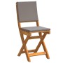 Conjunto Bistro Plegable de 3 Piezas con Cojines de Madera Maciza de Acacia | Foro24.es | Tu tienda online para hogar, jardín y más Foro24.es
