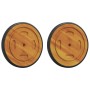 Ruedas de repuesto para tumbonas 2 pcs 20.5 cm Madera sólida de acacia von , Gartenmöbelzubehör - Ref: Foro24-4105533, Preis:...