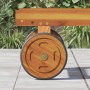 Ruedas de repuesto para tumbonas 2 pcs 20.5 cm Madera sólida de acacia von , Gartenmöbelzubehör - Ref: Foro24-4105533, Preis:...