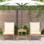 Conjunto de Jardín de 3 Piezas con Cojines de Madera Sólida de Acacia | Foro24.es | Tu tienda online para hogar, jardín y más Foro24.es
