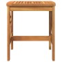 mesa lateral de jardín marrón 45x45x50 cm de madera maciza de acacia by , Garden chairs - Ref: Foro24-4106452, Price: 51,12 €...