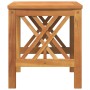 mesa lateral de jardín marrón 45x45x50 cm de madera maciza de acacia by , Garden chairs - Ref: Foro24-4106452, Price: 51,12 €...