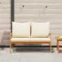 Banco de Jardín con Cojines 115x65x71 cm Madera Sólida de Acacia by , Outdoor sofas - Ref: Foro24-4106457, Price: 157,89 €, D...