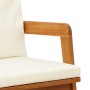 Banco de Jardín con Cojines 115x65x71 cm Madera Sólida de Acacia by , Outdoor sofas - Ref: Foro24-4106457, Price: 157,89 €, D...