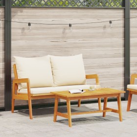 Juego de Bistro de 2 Piezas con Cojines de Madera Sólida de Acacia von , Outdoor-Sofas - Ref: Foro24-4106458, Preis: 189,99 €...