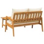 Juego de Bistro de 2 Piezas con Cojines de Madera Sólida de Acacia by , Outdoor sofas - Ref: Foro24-4106458, Price: 189,99 €,...
