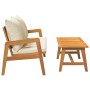 Juego de Bistro de 2 Piezas con Cojines de Madera Sólida de Acacia by , Outdoor sofas - Ref: Foro24-4106458, Price: 189,99 €,...