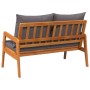 Banco de Jardín con Cojines 115x65x71 cm Madera Acacia Maciza by , Outdoor sofas - Ref: Foro24-4106461, Price: 154,75 €, Disc...