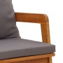 Banco de Jardín con Cojines 115x65x71 cm Madera Acacia Maciza by , Outdoor sofas - Ref: Foro24-4106461, Price: 154,75 €, Disc...