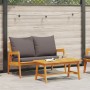 Juego de bistró de 2 piezas con cojines - Madera maciza de acacia de , Sofás de exterior - Ref: Foro24-4106462, Precio: 221,1...