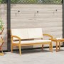 Banco de Jardín  con Cojines 115x70x72 cm Madera maciza de Acacia | Foro24.es | Tu tienda online para hogar, jardín y más Foro24.es