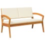 Banco de Jardín con Cojines 115x70x72 cm Madera maciza de Acacia de , Sofás de exterior - Ref: Foro24-4106467, Precio: 142,72 €