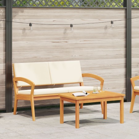 Set de Bistro de 2 Piezas con Cojines de Madera Sólida de Acacia | Foro24.es | Tu tienda online para hogar, jardín y más Foro24.es