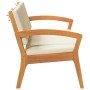Banco de Jardín con Cojines 115x70x72 cm Madera maciza de Acacia de , Sofás de exterior - Ref: Foro24-4106467, Precio: 142,72 €