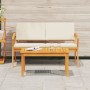 Set de Bistro de 2 Piezas con Cojines de Madera Sólida de Acacia | Foro24.es | Tu tienda online para hogar, jardín y más Foro24.es