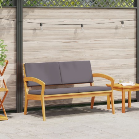 Banco de jardín  con cojines 115x70x72 cm de madera sólida de acacia | Foro24.es | Tu tienda online para hogar, jardín y más Foro24.es