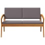 Banco de jardín  con cojines 115x70x72 cm de madera sólida de acacia | Foro24.es | Tu tienda online para hogar, jardín y más Foro24.es
