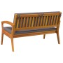 Banco de jardín  con cojines 115x70x72 cm de madera sólida de acacia | Foro24.es | Tu tienda online para hogar, jardín y más Foro24.es