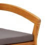 Banco de jardín  con cojines 115x70x72 cm de madera sólida de acacia | Foro24.es | Tu tienda online para hogar, jardín y más Foro24.es