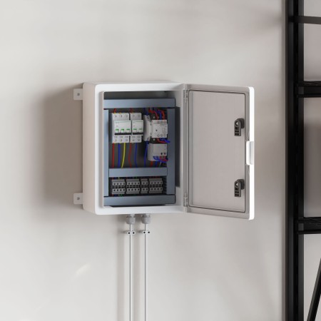 Armario de Control IP65 Impermeable Gris 30x16,5x40 cm Plástico ABS | Foro24.es | Tu tienda online para hogar, jardín y más Foro24.es