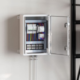 Gabinete de control IP65 Impermeable Gris