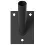 Soporte de bandera  para 1 bandera montado en la pared de acero negro | Foro24.es | Tu tienda online para hogar, jardín y más Foro24.es
