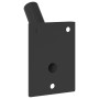 Soporte de bandera  para 1 bandera montado en la pared de acero negro | Foro24.es | Tu tienda online para hogar, jardín y más Foro24.es