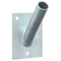 Soporte de bandera para 1 bandera montado en la pared plata acero von , Accesorios para banderas y mangas de viento - Ref: Fo...