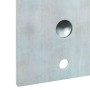 Soporte de bandera para 1 bandera montado en la pared plata acero von , Accesorios para banderas y mangas de viento - Ref: Fo...