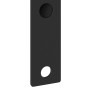 Soporte de pared para una bandera en acero negro von , Accesorios para banderas y mangas de viento - Ref: Foro24-4106546, Pre...