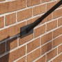 Soporte para banderas  para 1 bandera montado en pared de acero negro | Foro24.es | Tu tienda online para hogar, jardín y más Foro24.es