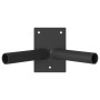 Soporte de bandera  para 2 banderas montado en pared, acero negro | Foro24.es | Tu tienda online para hogar, jardín y más Foro24.es