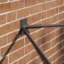 Soporte de bandera  para 2 banderas montado en pared, acero negro | Foro24.es | Tu tienda online para hogar, jardín y más Foro24.es