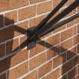 Soporte para 3 banderas , de acero negro, para montar en la pared | Foro24.es | Tu tienda online para hogar, jardín y más Foro24.es