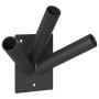 Soporte para 3 banderas , de acero negro, para montar en la pared | Foro24.es | Tu tienda online para hogar, jardín y más Foro24.es