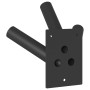 Soporte para 3 banderas , de acero negro, para montar en la pared | Foro24.es | Tu tienda online para hogar, jardín y más Foro24.es