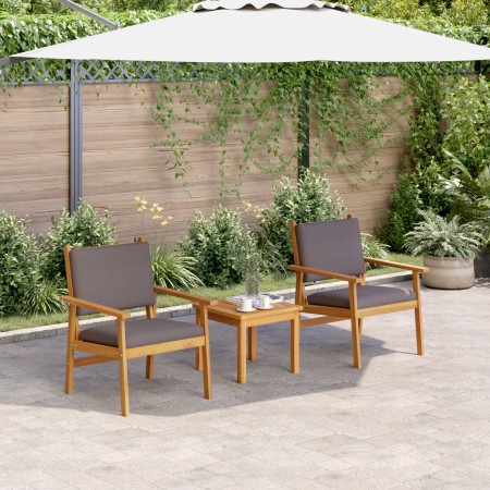 Sillas de jardín  2 piezas con cojines de madera maciza de acacia | Foro24.es | Tu tienda online para hogar, jardín y más Foro24.es