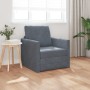 Sofá en el suelo convertible de terciopelo  74x77x81 cm gris oscuro | Foro24.es | Tu tienda online para hogar, jardín y más Foro24.es