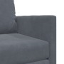 Sofá en el suelo convertible de terciopelo  74x77x81 cm gris oscuro | Foro24.es | Tu tienda online para hogar, jardín y más Foro24.es