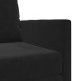 Sofá cama 2-en-1 Negro 74x77x81 cm Terciopelo