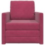 Sofá Cama 2-en-1 Rojo Vino 74x77x81 cm Terciopelo | Foro24.es | Tu tienda online para hogar, jardín y más Foro24.es