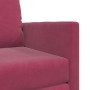 Sofá Cama 2-en-1 Rojo Vino 74x77x81 cm Terciopelo | Foro24.es | Tu tienda online para hogar, jardín y más Foro24.es