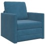 Sofá Cama 2-en-1 Azul 74x77x81 cm de Terciopelo | Foro24.es | Tu tienda online para hogar, jardín y más Foro24.es