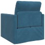 Sofá Cama 2-en-1 Azul 74x77x81 cm de Terciopelo | Foro24.es | Tu tienda online para hogar, jardín y más Foro24.es