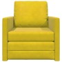 Sofá cama 2 en 1 Amarillo oscuro 74x77x81 cm Terciopelo | Foro24.es | Tu tienda online para hogar, jardín y más Foro24.es
