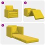 Sofá cama 2 en 1 Amarillo oscuro 74x77x81 cm Terciopelo | Foro24.es | Tu tienda online para hogar, jardín y más Foro24.es